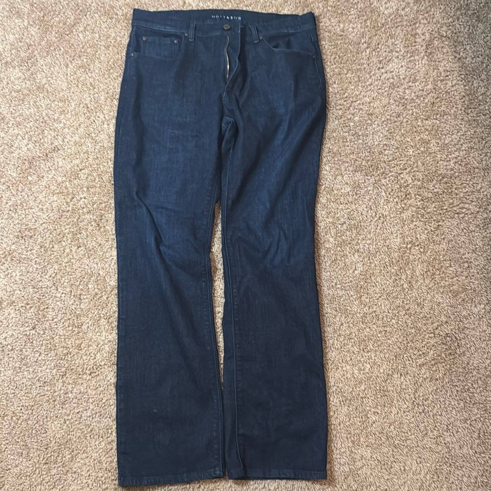 Mott and Bow Mens Straight Jeans W35 L32